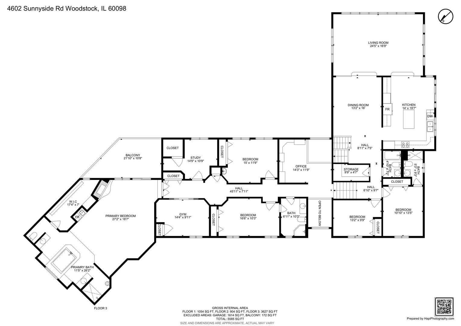 4602 Sunnyside Road Woodstock, IL 60098 - Photo 71 of 73 a picture of a floor plan