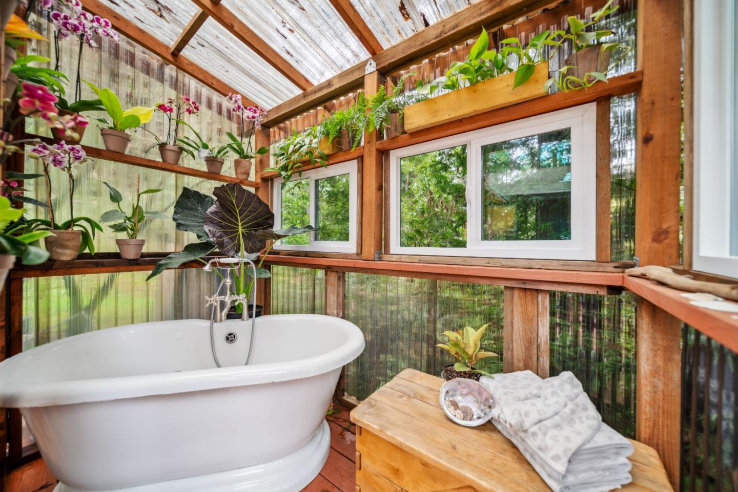 805 Fanning Grde Ben Lomond, CA 95005 - Photo 31 of 60 a view of a balcony and patio