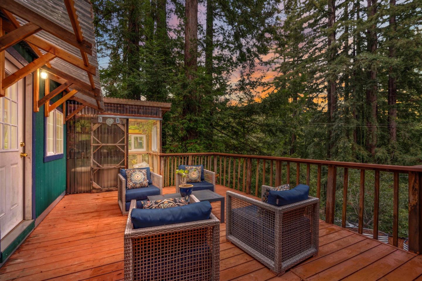 805 Fanning Grde Ben Lomond, CA 95005 - Photo 51 of 60 a view of sitting area on roof deck