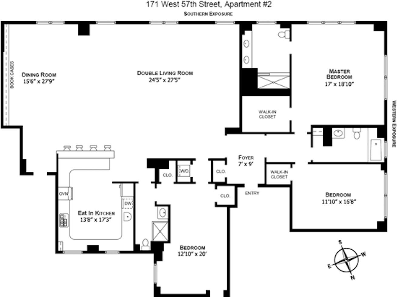 171 West 57th Street, Unit 2B Manhattan, NY 10019 - Photo 8 of 8