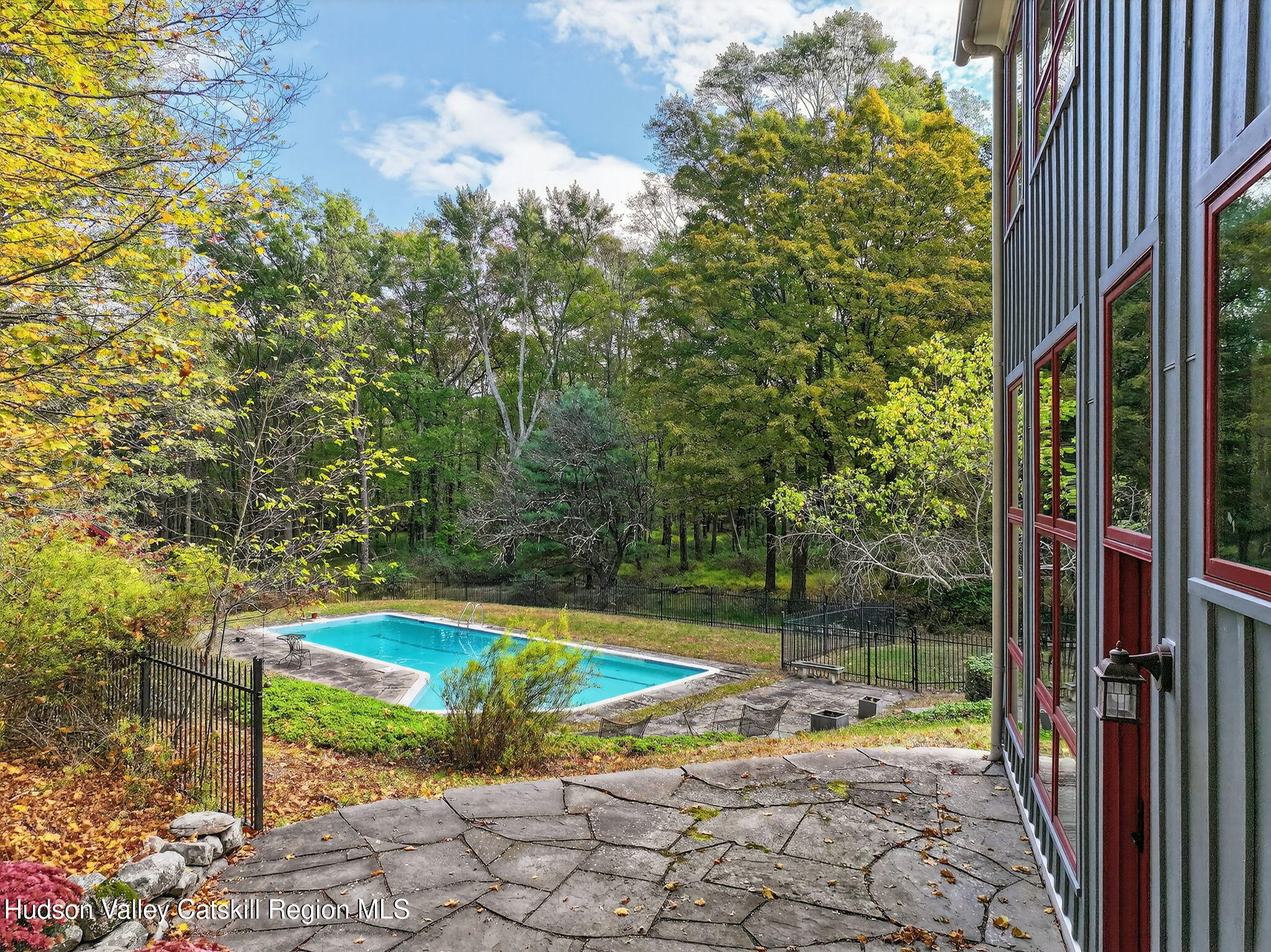1045 Church Road Saugerties, NY 12477 - Photo 21 of 56 a view of a swimming pool with a yard