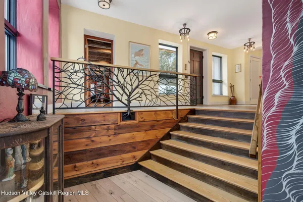 a room with furniture and window