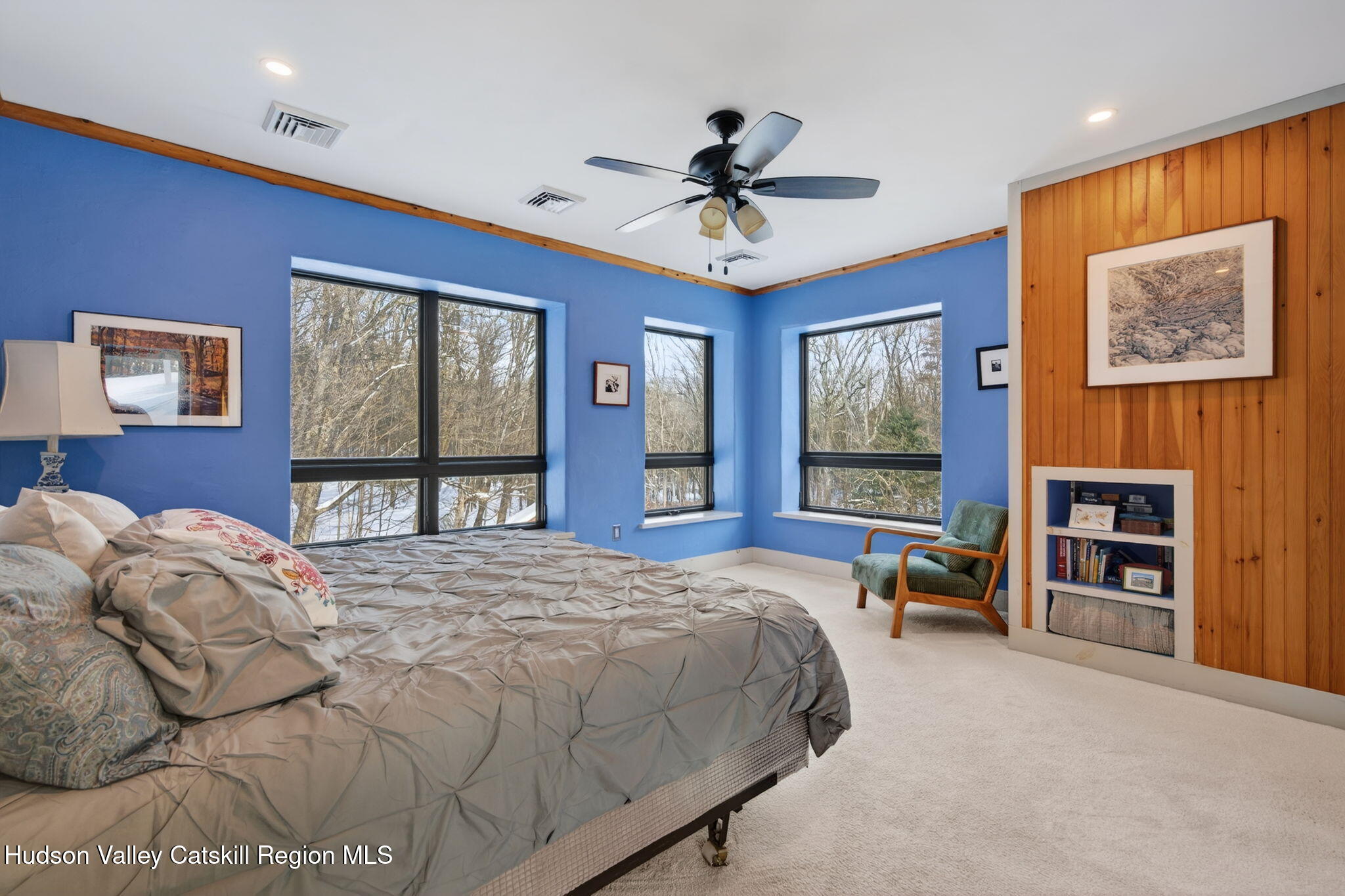 1045 Church Road Saugerties, NY 12477 - Photo 45 of 56 a bed sitting in a bedroom next to a window