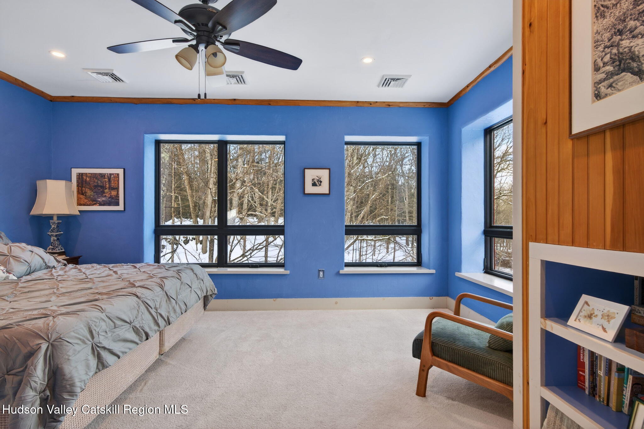 1045 Church Road Saugerties, NY 12477 - Photo 46 of 56 a spacious bedroom with a bed and a window