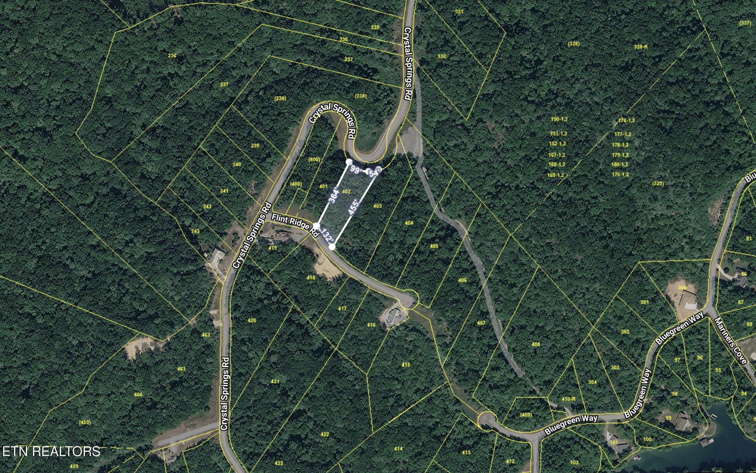0 Flint Ridge Road Rockwood, TN 37854 - Photo 37 of 37 Lot 402 Flint, Rockwood CRS Map