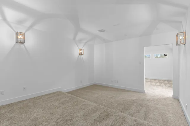 a view of an empty room