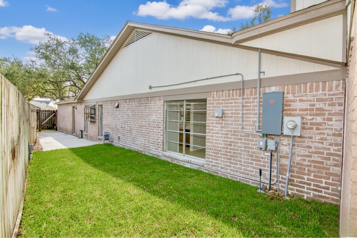 6703 Stonewater Houston, TX 77084 - Photo 24 of 30 Patio 3 with enough space for a grill and table with chairs.