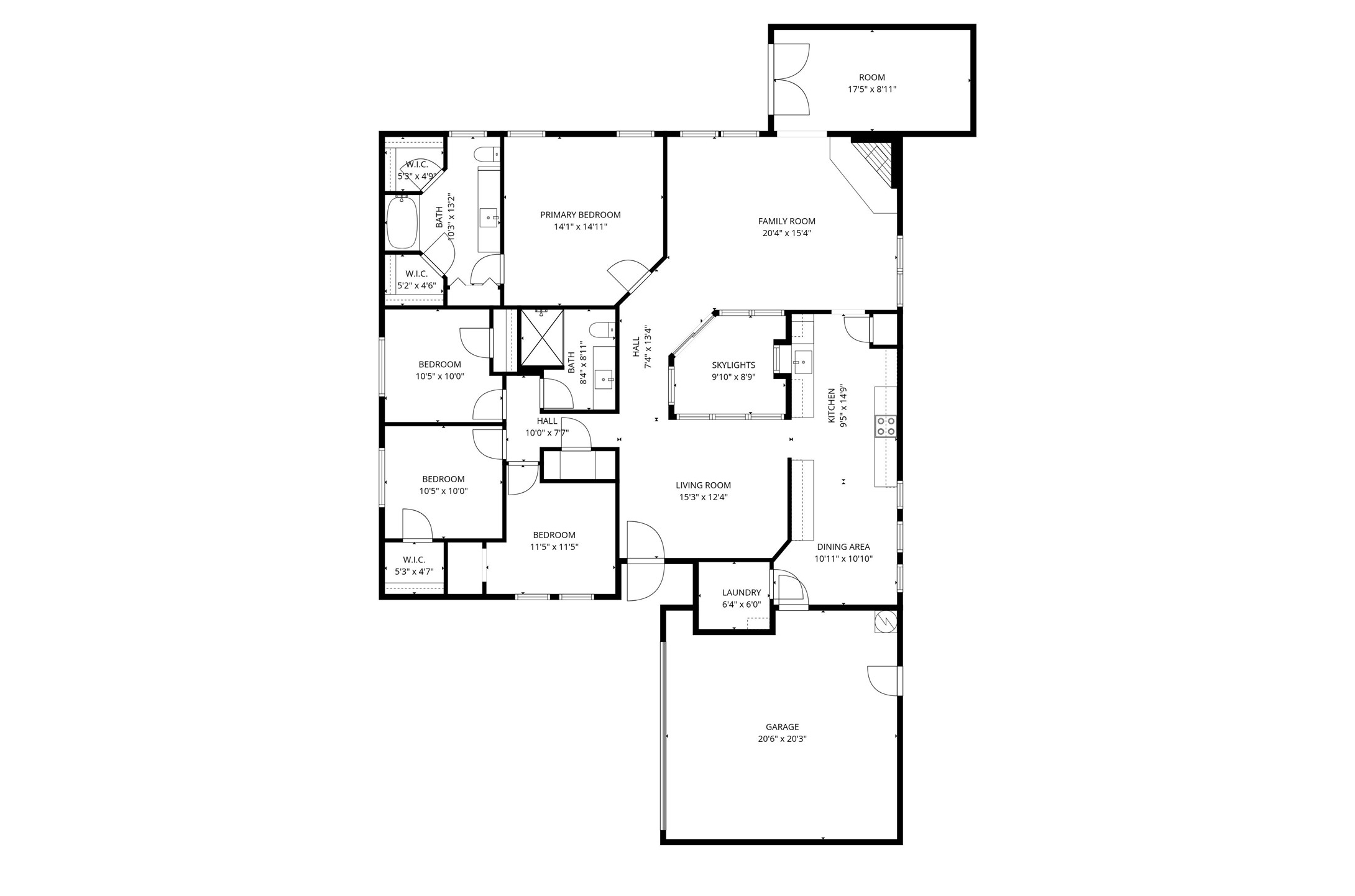 6703 Stonewater Houston, TX 77084 - Photo 33 of 33 Floorplan image.