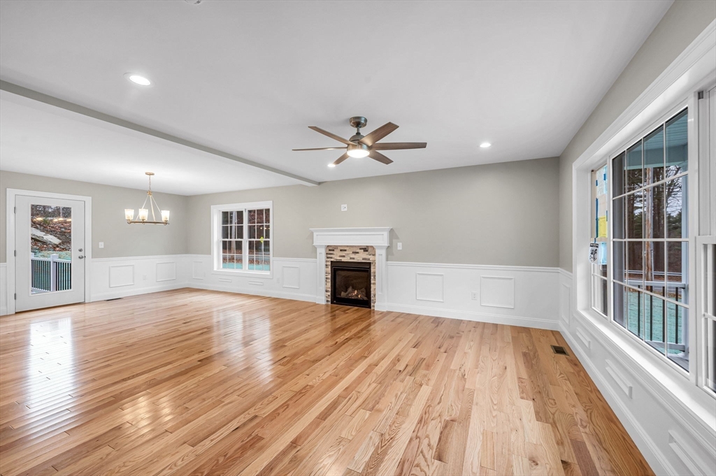 6 High Blf Road Belchertown, MA 01007 - Photo 8 of 42 wooden floor in an empty room with a window