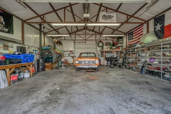 a view of parking garage