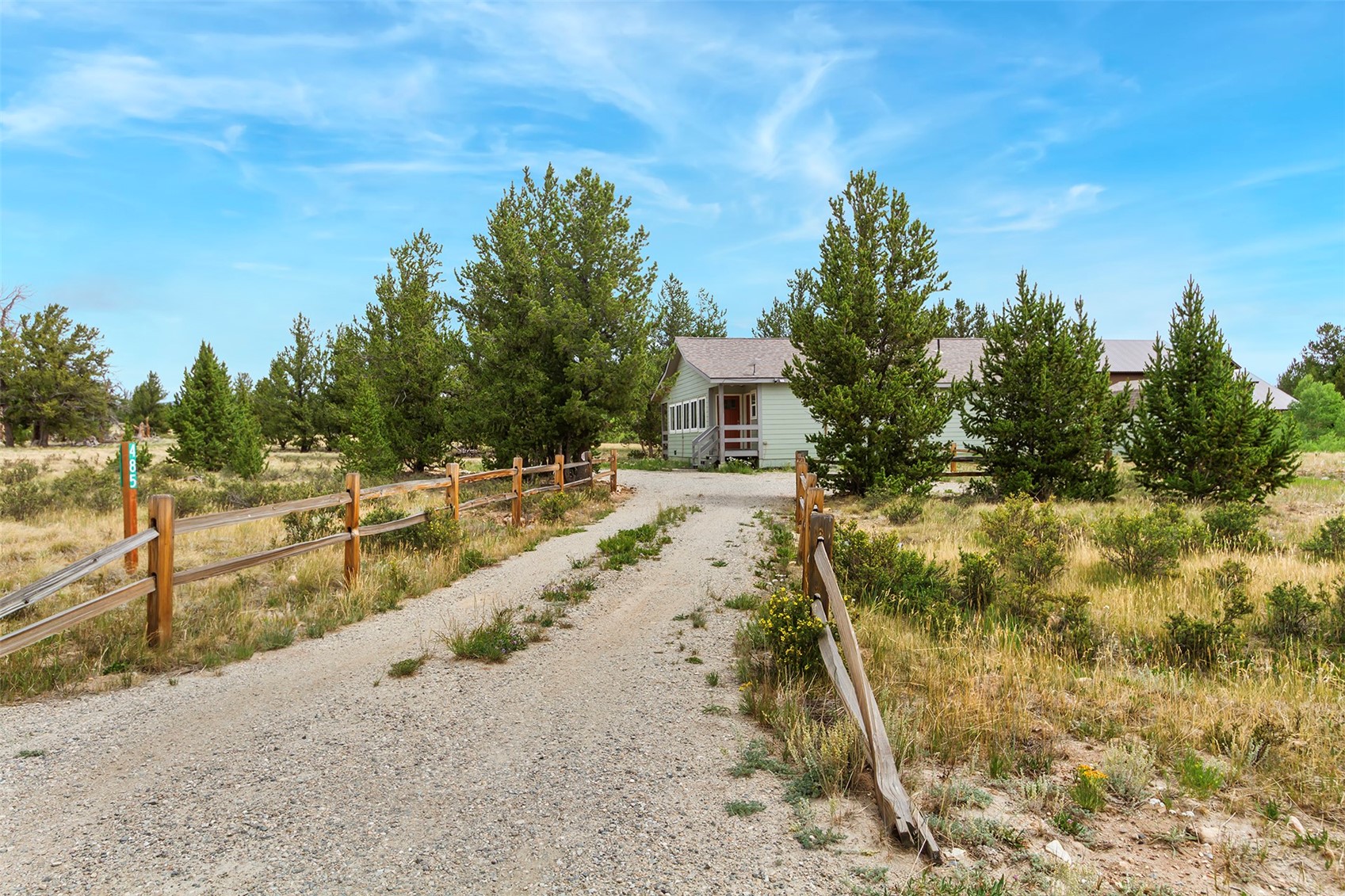 485 High Creek Road Fairplay, CO 80440 - Photo 30 of 32 View of dirt / gravel driveway featuring a rural view