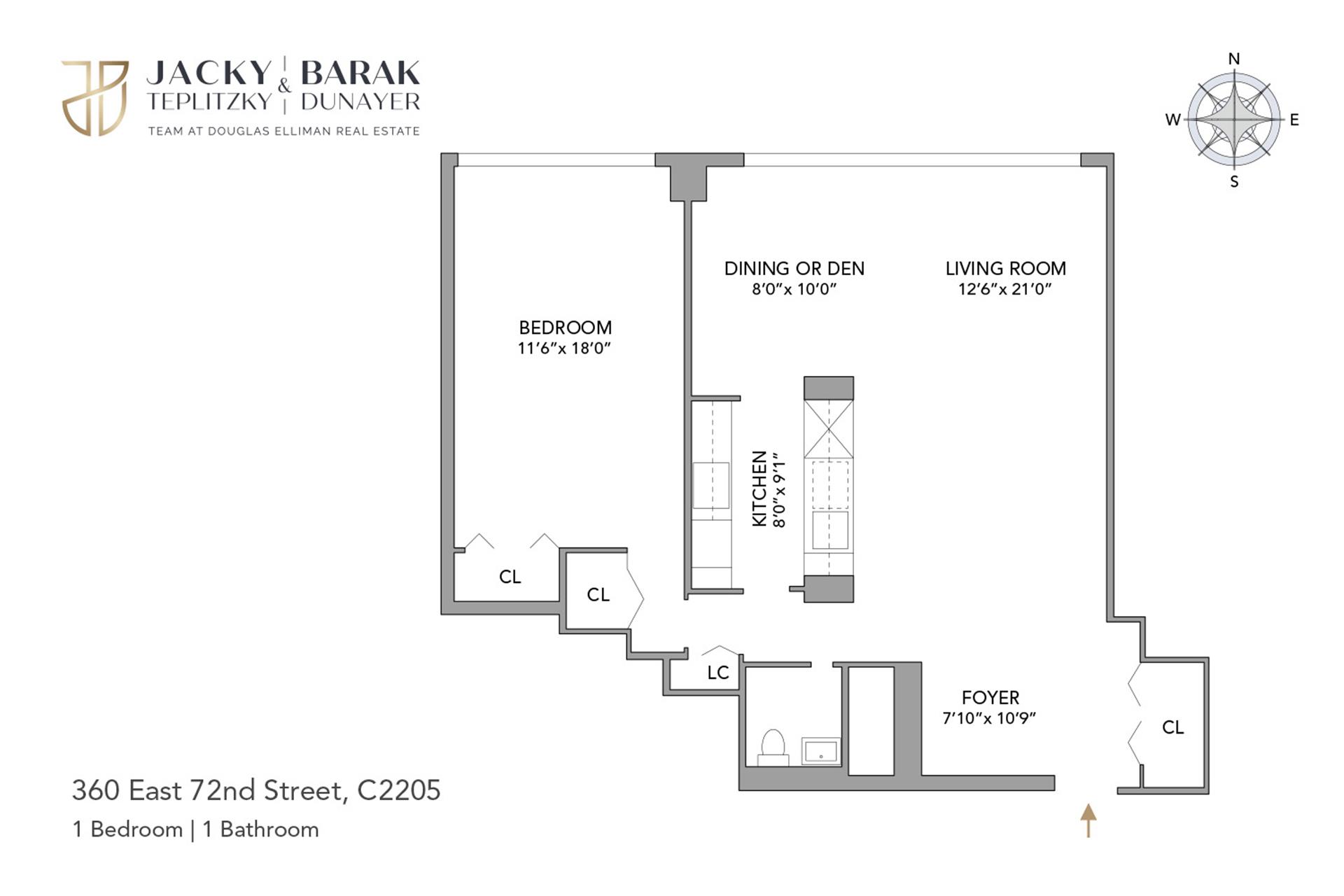 360 East 72nd Street, Unit C2205 Manhattan, NY 10021 - Photo 16 of 16 a picture of a wall with a white wall and paintings