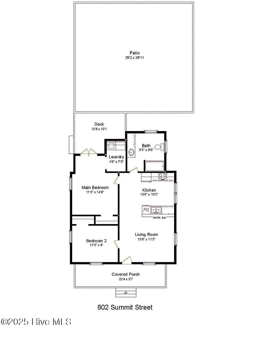 802 Summit Street Carthage, NC 28327 - Photo 38 of 38 Floorplan 802