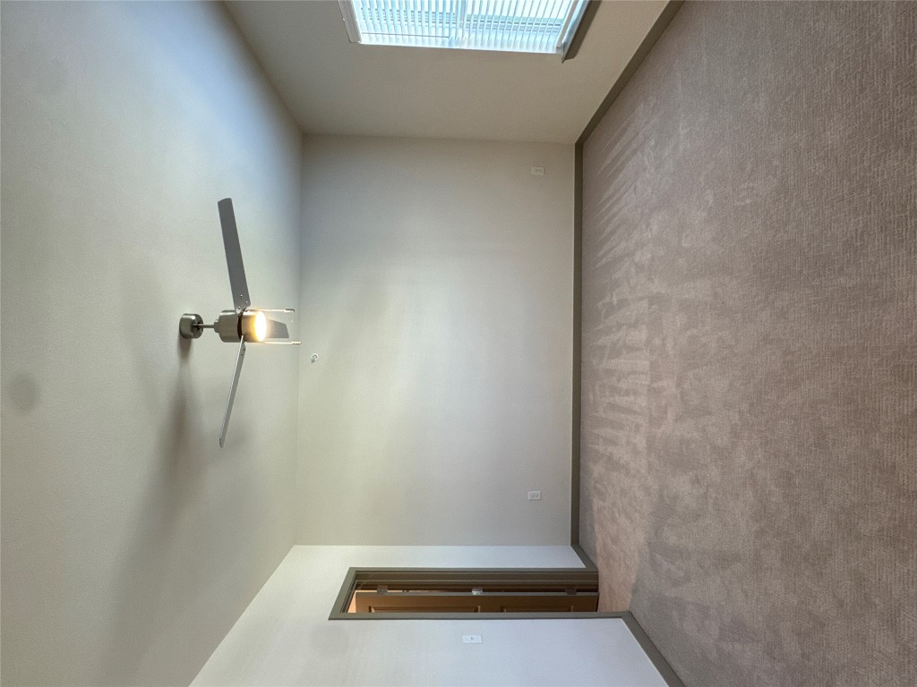 691 Union Chapel Road, Unit B2 Cedar Creek, TX 78612 - Photo 9 of 26 Bedroom with carpet and a ceiling fan