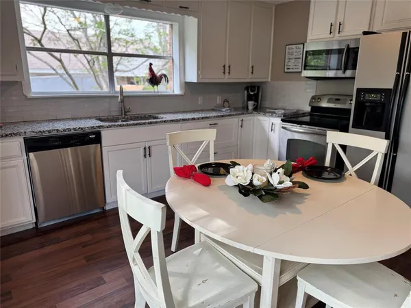 a view of an empty room with empty racks