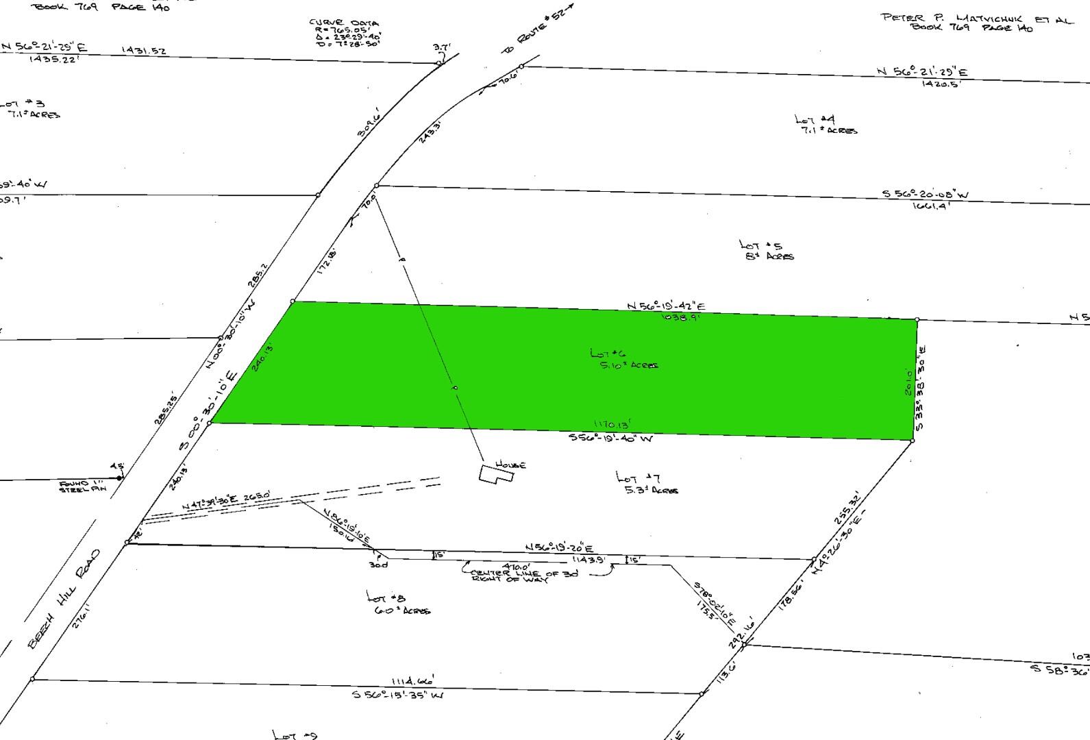692 Beech Hill Road Northport, ME 04849 - Photo 2 of 21 Survey Plan Bk 13 Pg 215 Lot 6 color