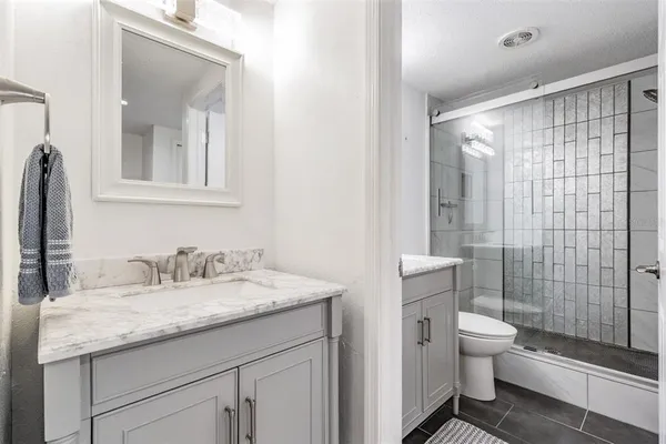 a view of a city from a balcony