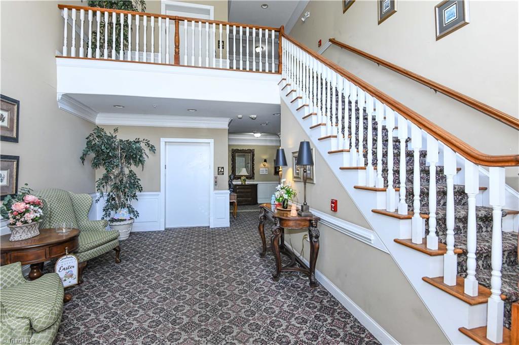 522 College Road Greensboro, NC 27410 - Photo 5 of 36 There are 3 levels in each building at Guilford Crossing. If the unit is on the 2nd or 3rd. floor, there are options - taking the stairs or using the elevator.