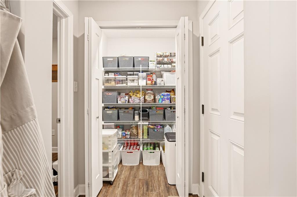 3106 Upper Ridgeview Road Connellsville, PA 15425 - Photo 14 of 44 a view of a hallway with wooden floor and a window