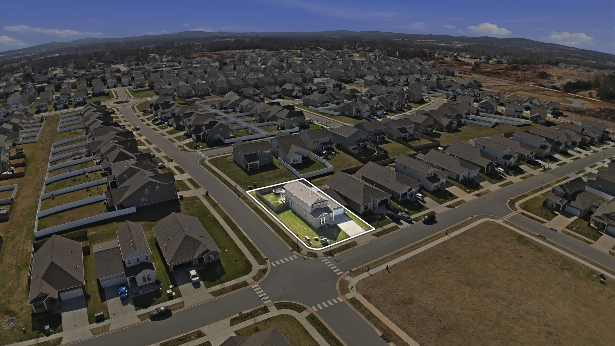 129 Merion Way Lebanon, TN 37087 - Photo 25 of 38 an aerial view of a residential houses with city view