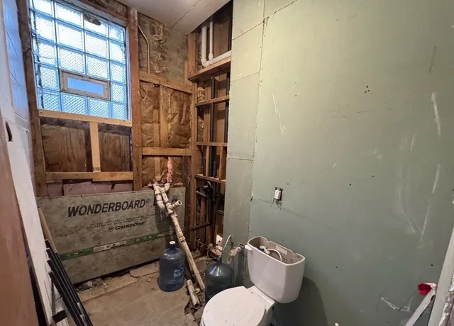 a view of water heater room