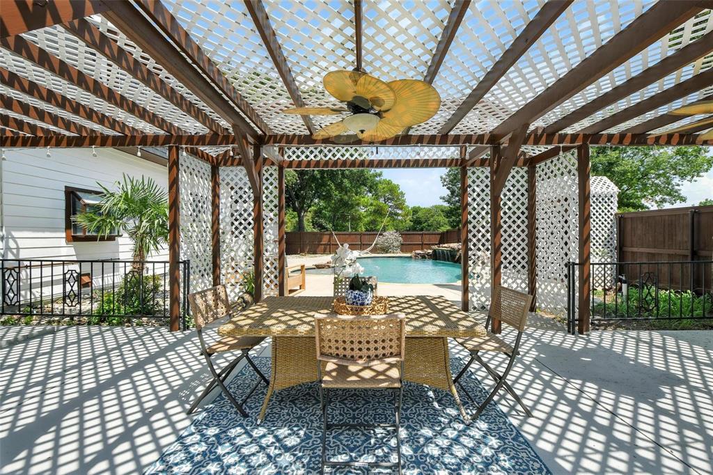 1323 Dublin Street Grapevine, TX 76051 - Photo 11 of 16 a outdoor space with lots of furniture and glass door