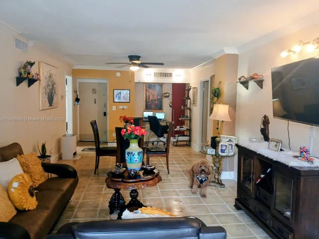 a room with furniture and a fireplace