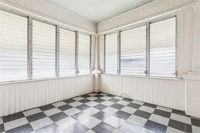 a view of a window and outdoor kitchen