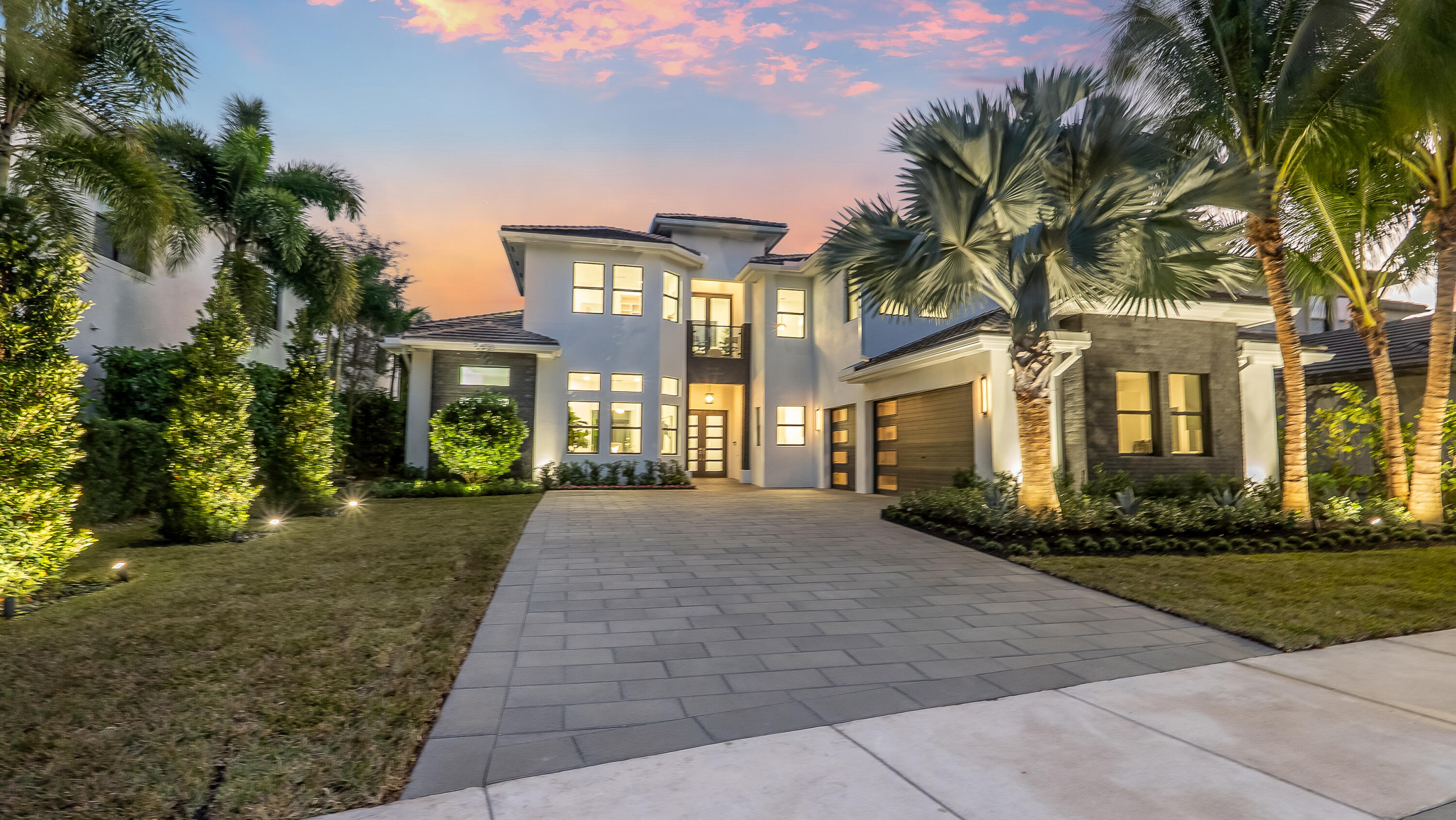 17400 Rosella Road Boca Raton, FL 33496 - Photo 12 of 94 Front (Dusk)