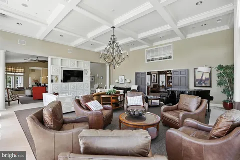 a view of a livingroom with furniture