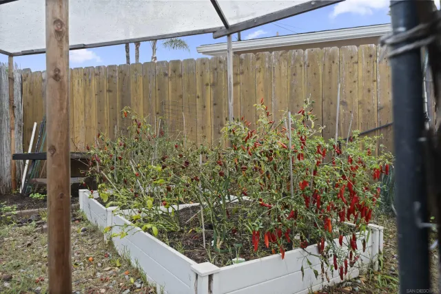 a view of a room with shelves
