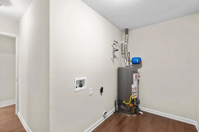 a room with storage and utility