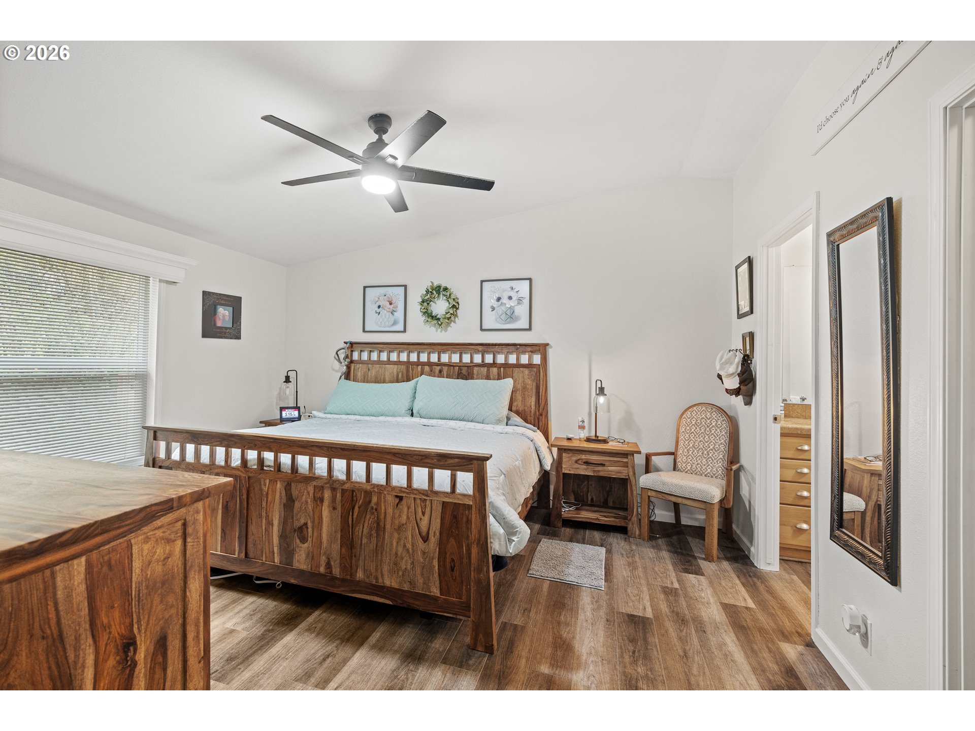 1050 North Cedar Point Road, Unit C09 Coquille, OR 97423 - Photo 18 of 38 a bedroom with furniture and a window