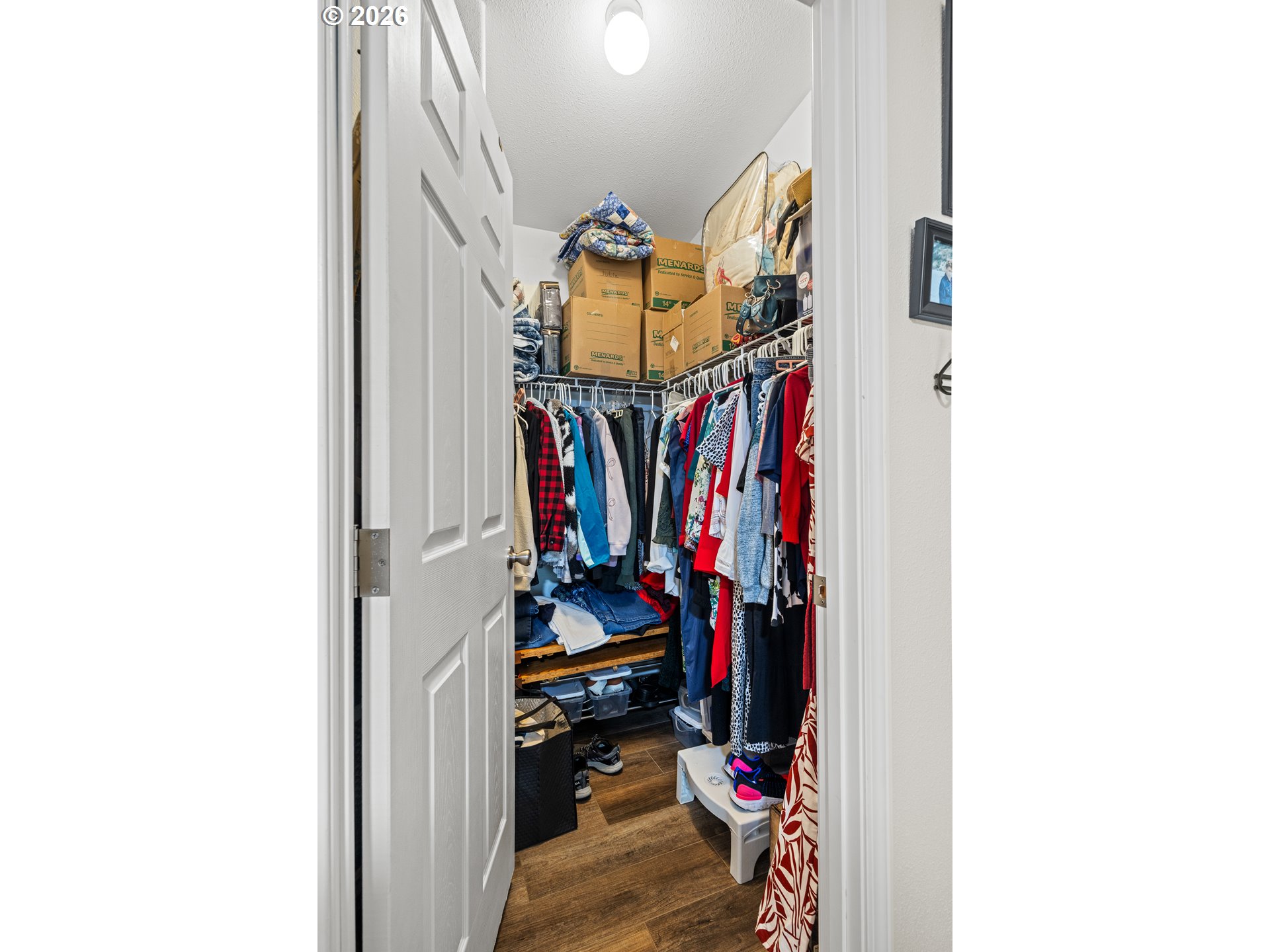 1050 North Cedar Point Road, Unit C09 Coquille, OR 97423 - Photo 20 of 38 a view of walk in closet with clothes and shoes