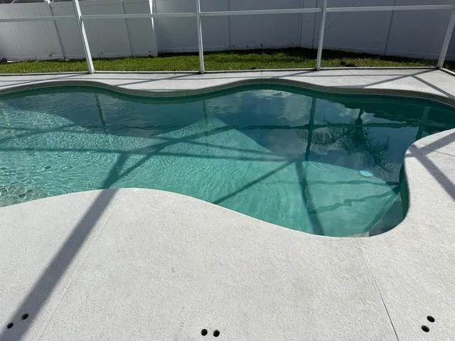 a view of a swimming pool