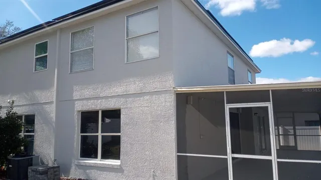 a view of front door