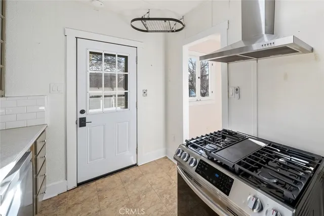 a view of an empty room