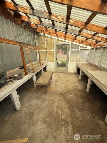 a view of outdoor space and deck