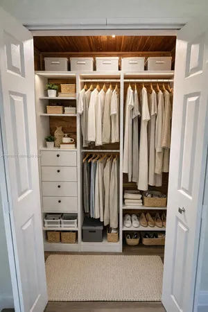 a view of walk in closet