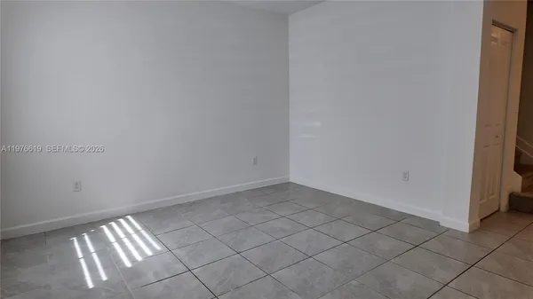 a view of an empty room
