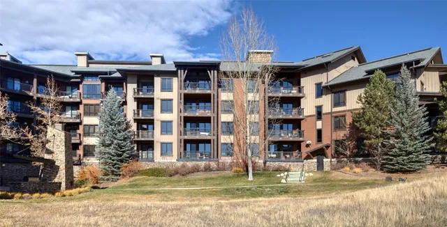 a view of a building with a outdoor space