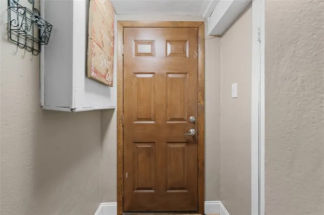 a view of storage and utility room