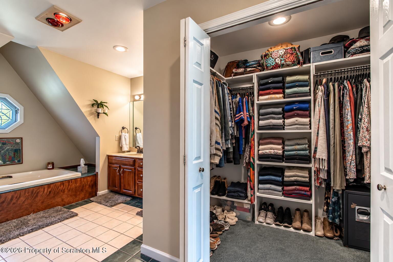 726 Post Hill Road Falls, PA 18615 - Photo 26 of 61 Walking closet
