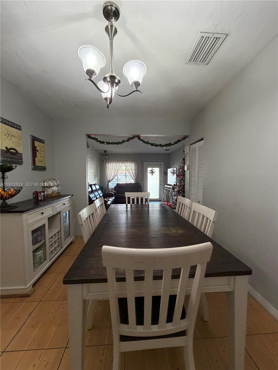 2460 Northwest 33rd Street Miami, FL 33142 - Photo 9 of 33 a view of kitchen and dining room with wooden floor