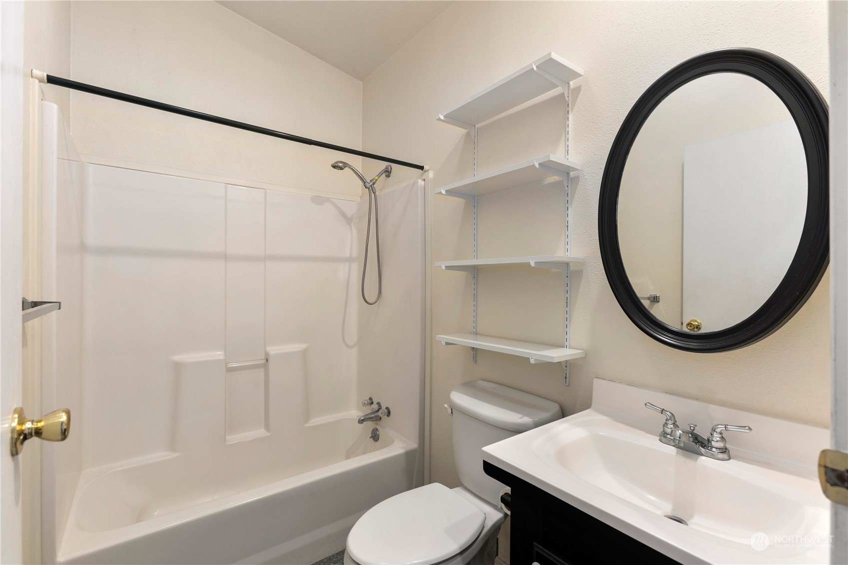 208 Carlsborg Road Sequim, WA 98382 - Photo 21 of 40 a bathroom with a sink toilet and shower