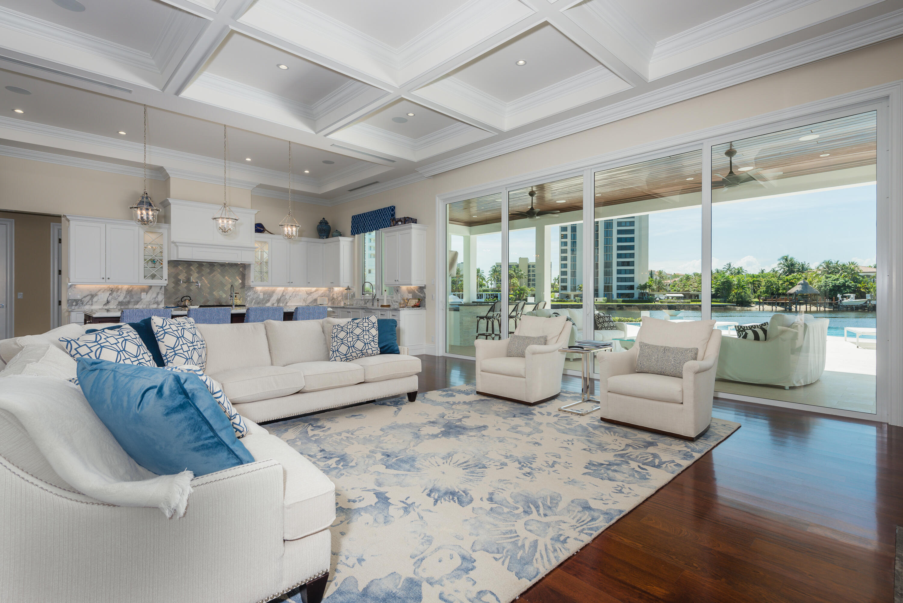 976 Cypress Drive Delray Beach, FL 33483 - Photo 18 of 38 a living room with furniture and a large window