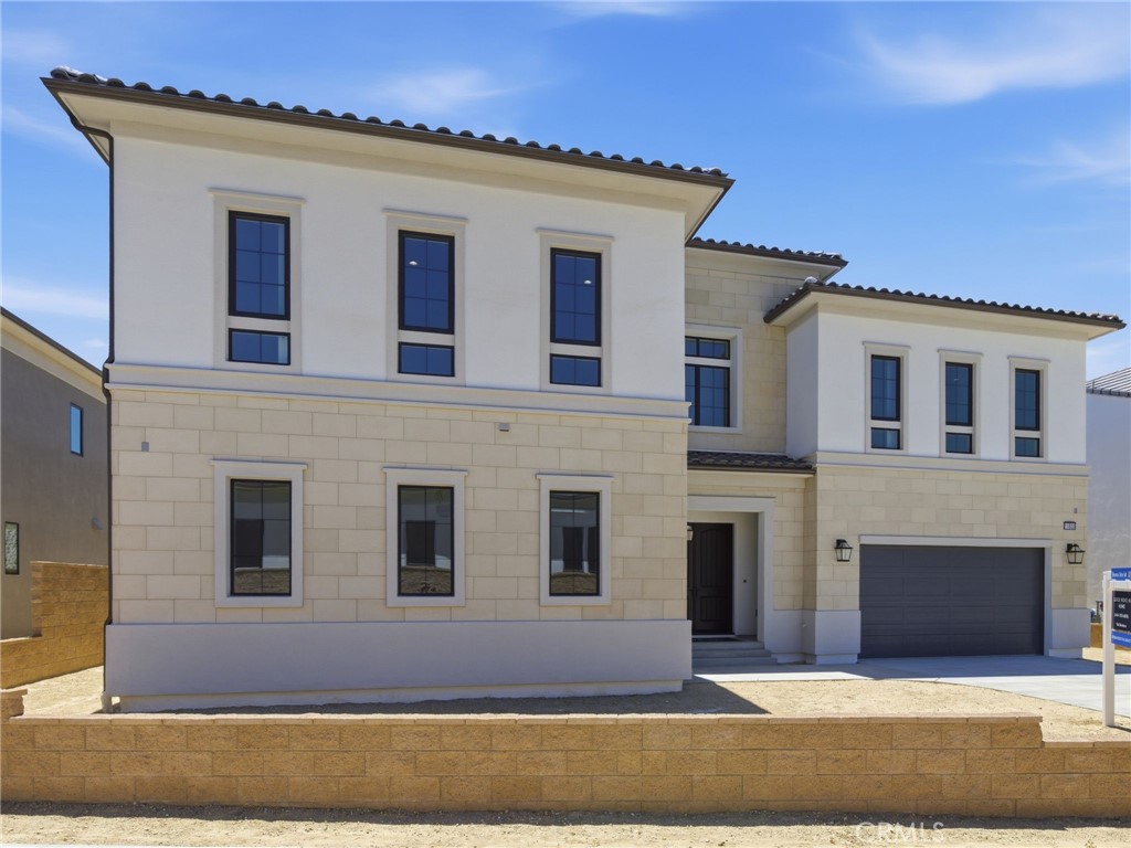 11850 Red Hawk Lane Porter Ranch, CA 91326 - Photo 3 of 51 Front Elevation: Fernwood Italianate - The Ridge Collection at Bella Vista - Homesite 68