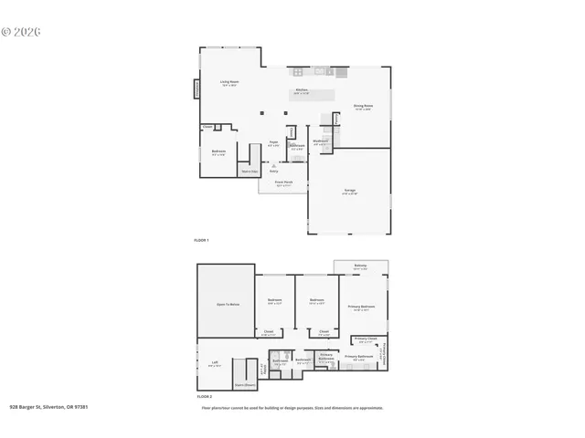 $874,000 | 928 Barger Street, Silverton, OR 97381