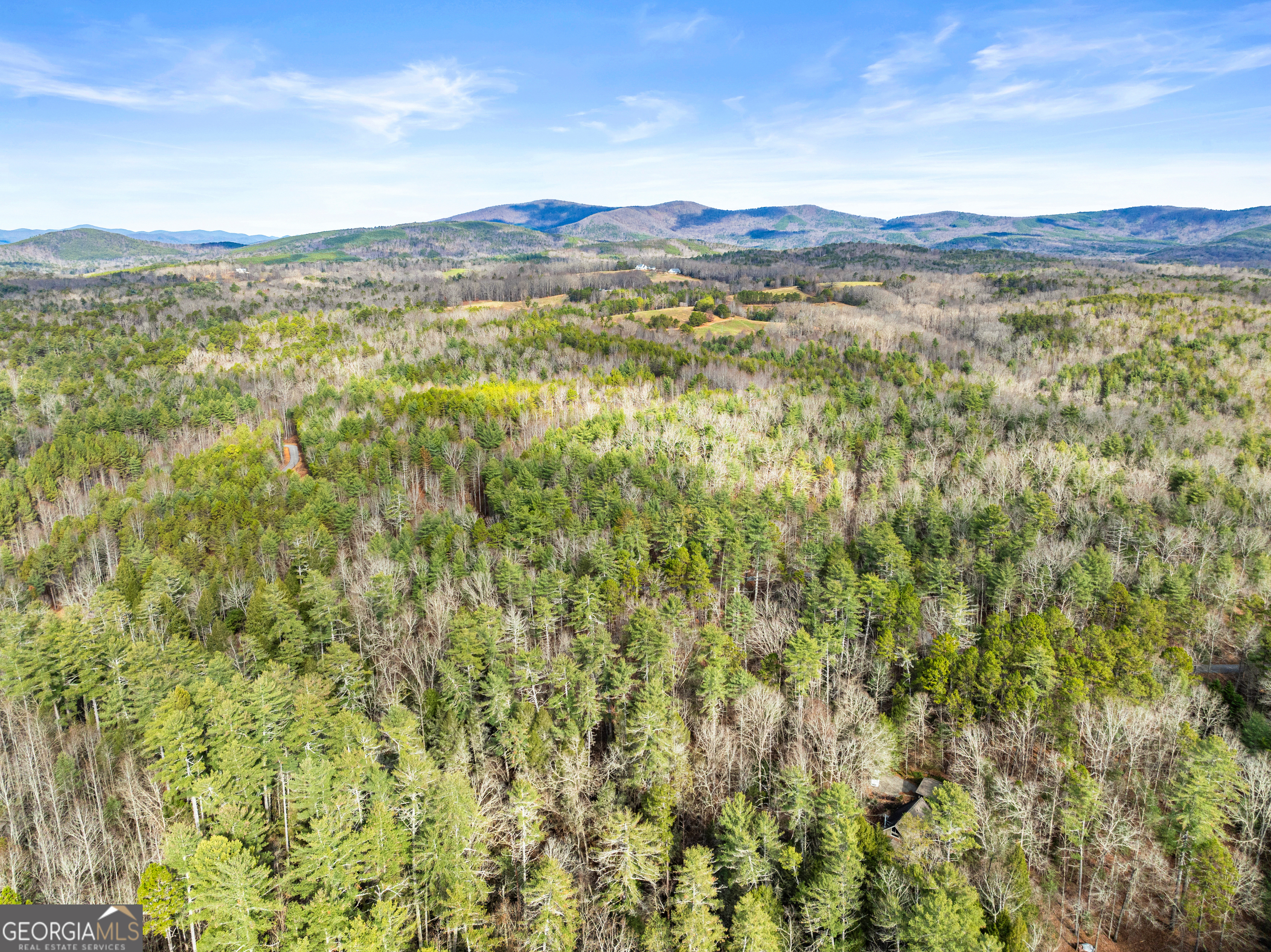21 Soque Wilderness Road Clarkesville, GA 30523 - Photo 14 of 15 a view of a city with mountains in the background