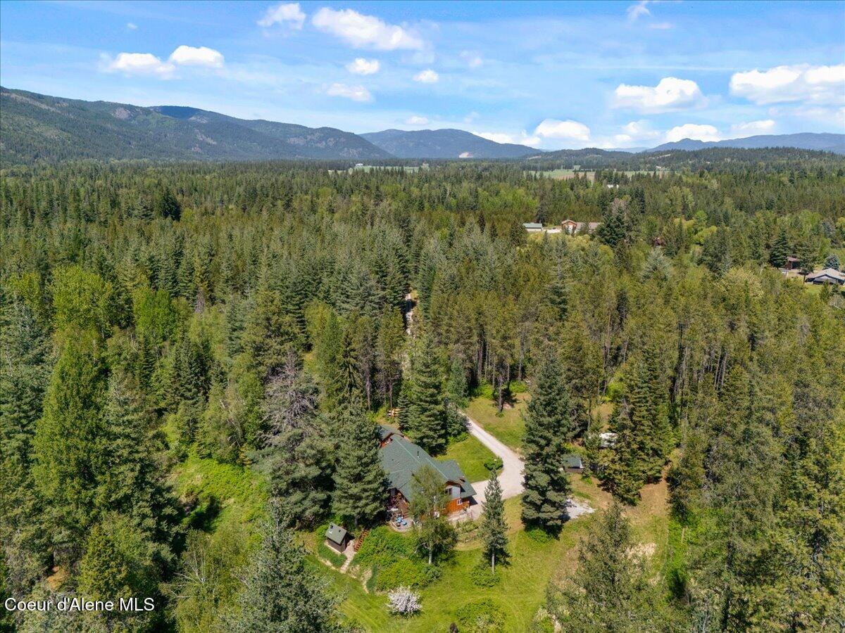 594 Hidden Valley Road Sandpoint, ID 83864 - Photo 28 of 44 064-Aerial back of home